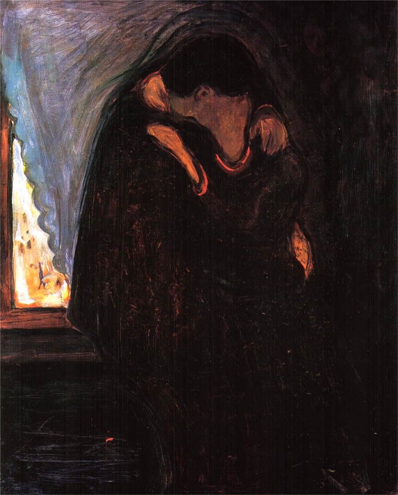 Edvard Munch The Kiss II